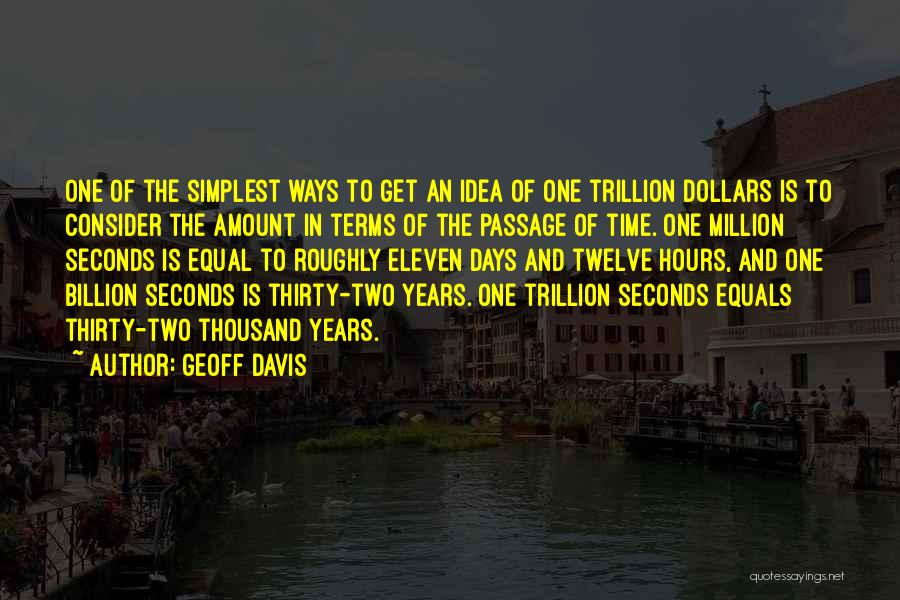 Eleven Seconds Quotes By Geoff Davis