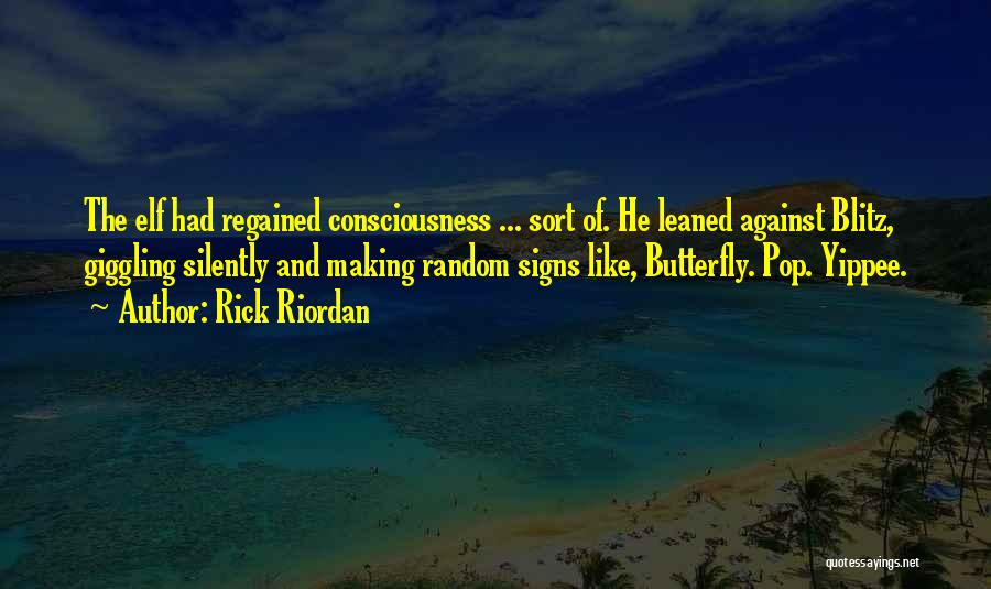 Elf Quotes By Rick Riordan