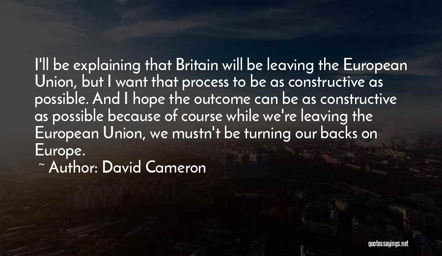 Elias Howe Quotes By David Cameron