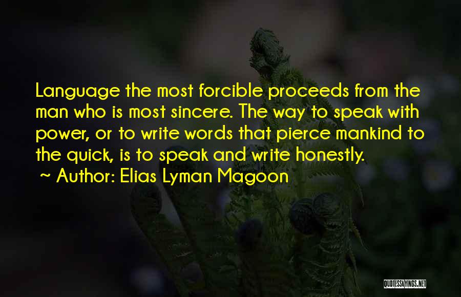 Elias Lyman Magoon Quotes 1240771
