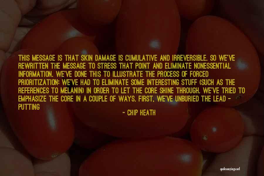 Eliminate Stress Quotes By Chip Heath Eliminate Stress Quotes By Chip Heath