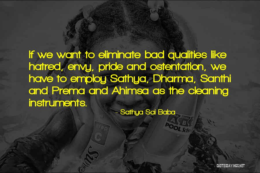 Eliminate The Bad Quotes By Sathya Sai Baba