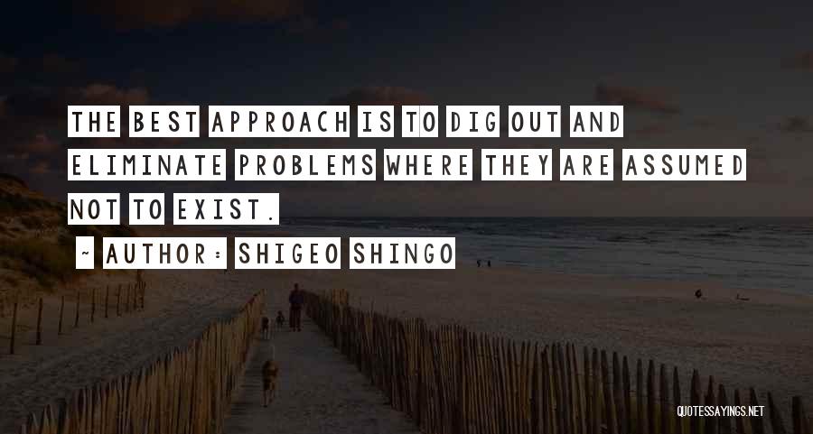 Eliminate The Problem Quotes By Shigeo Shingo