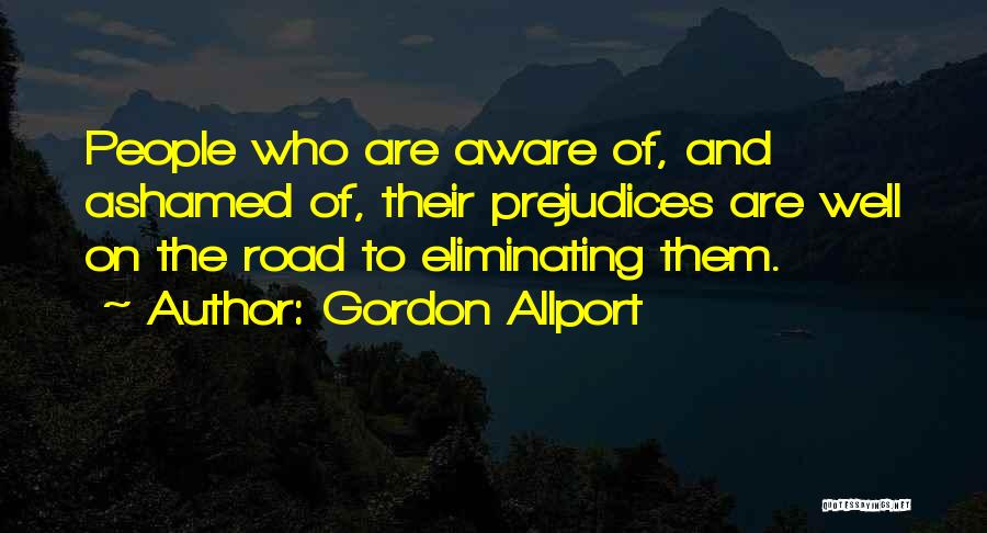 Eliminating Prejudice Quotes By Gordon Allport