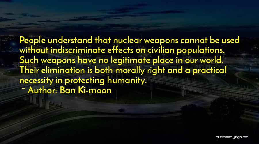 Elimination Quotes By Ban Ki-moon