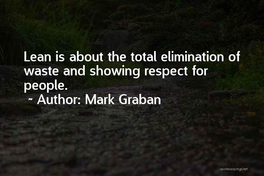 Elimination Quotes By Mark Graban