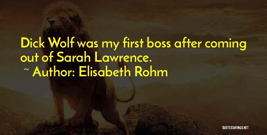 Elisabeth Rohm Quotes 511895