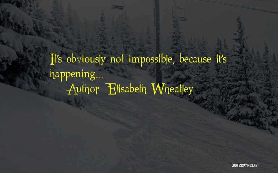 Elisabeth Wheatley Quotes 248822