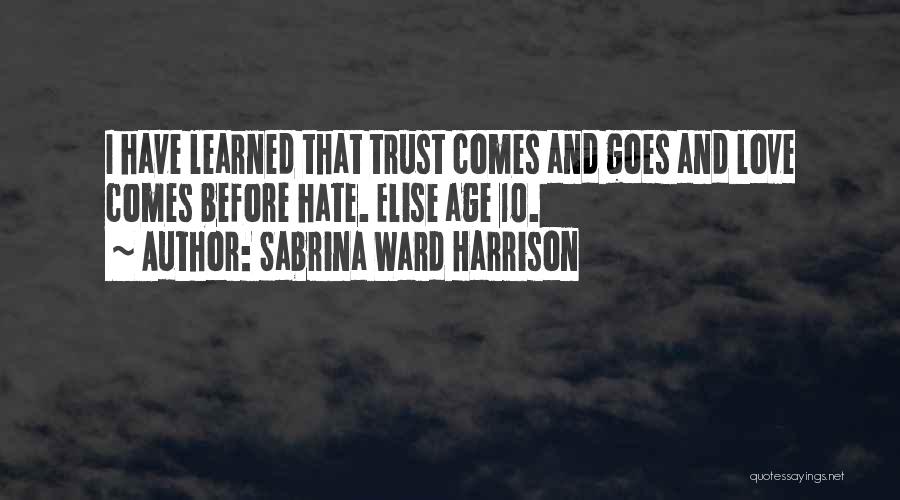 Elise Quotes By Sabrina Ward Harrison