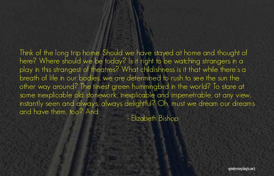 Elizabeth Bishop Travel Quotes By Elizabeth Bishop Elizabeth Bishop Travel Quotes By Elizabeth Bishop