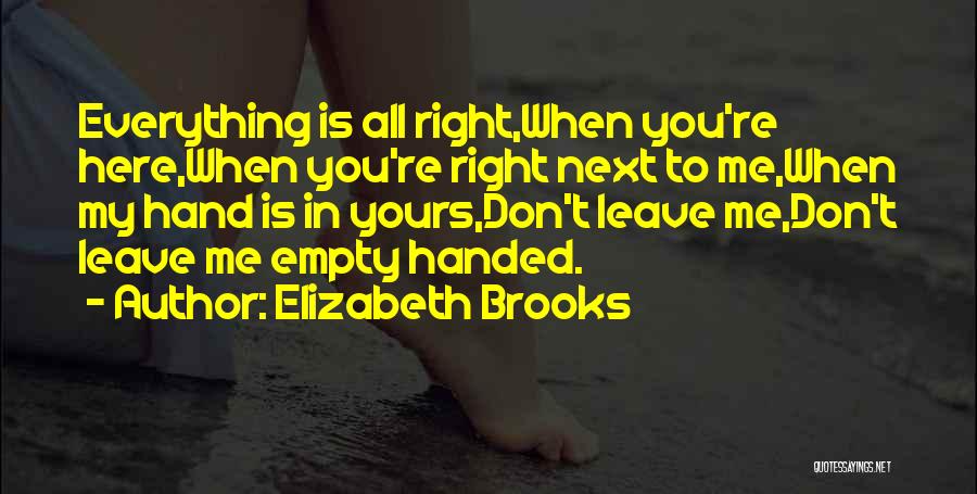 Elizabeth Brooks Quotes 1814988