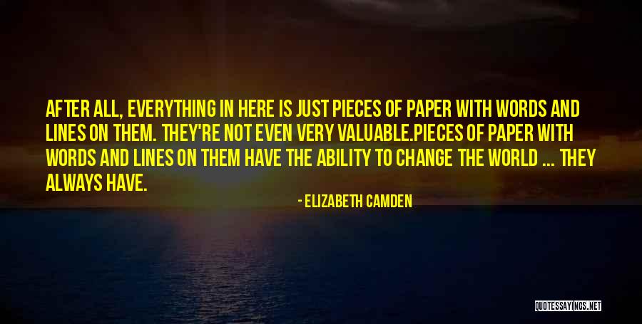 Elizabeth Camden Quotes 1314524