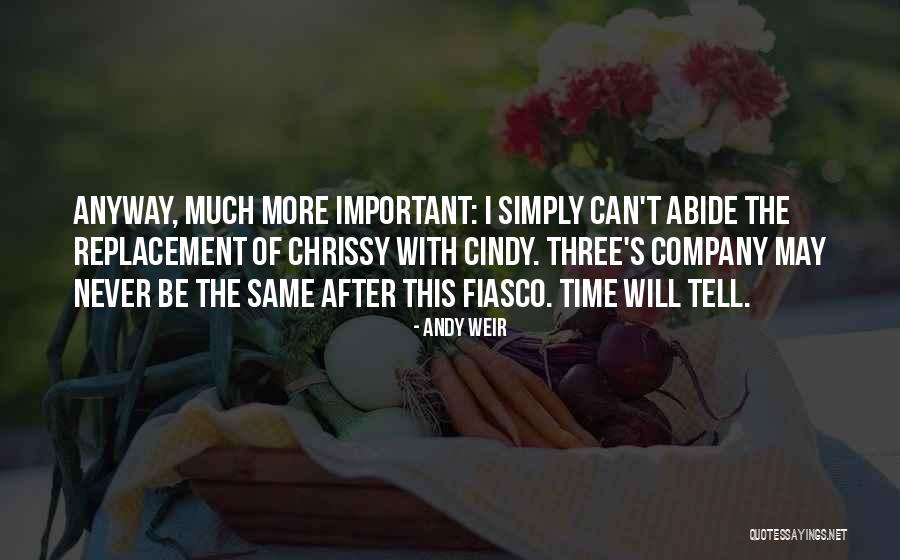 Elizabeth Denham Quotes By Andy Weir Elizabeth Denham Quotes By Andy Weir
