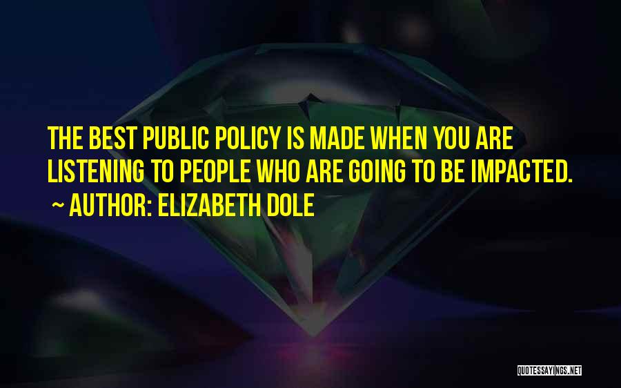 Elizabeth Dole Quotes 742317