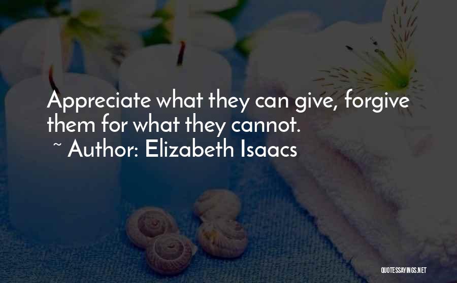 Elizabeth Isaacs Quotes 141457