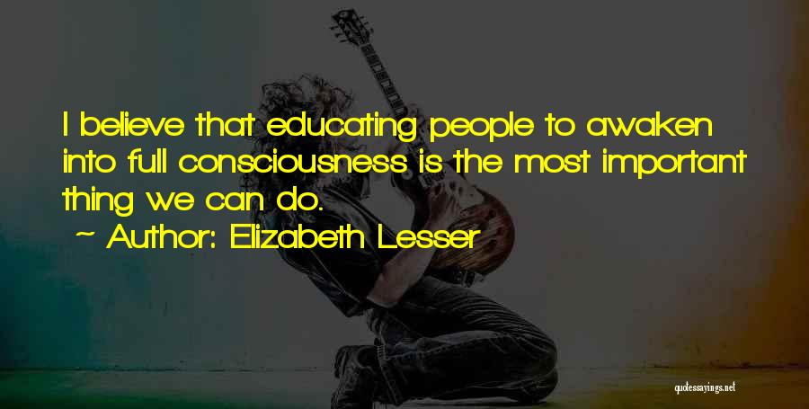 Elizabeth Lesser Quotes 409070