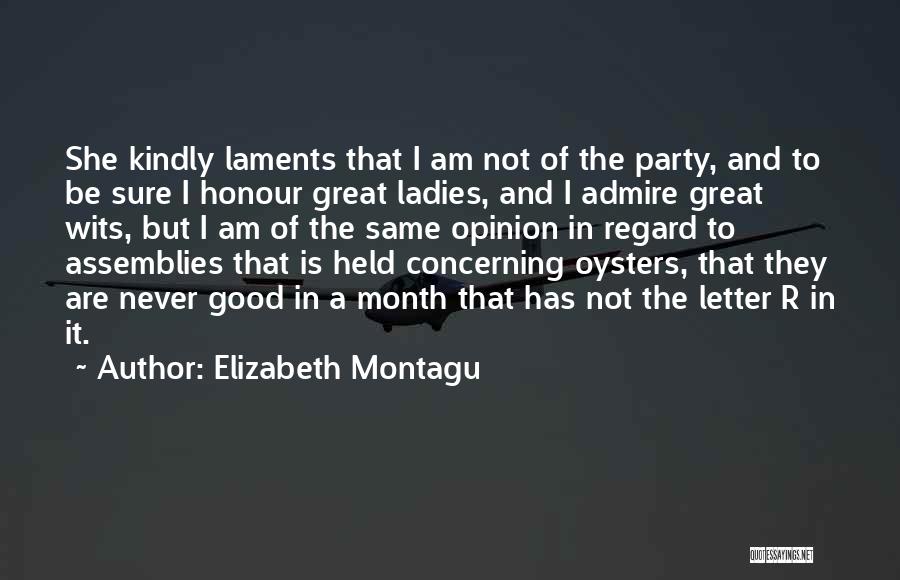 Elizabeth Montagu Quotes 757384
