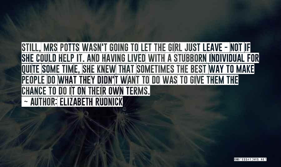 Elizabeth Rudnick Quotes 1858085