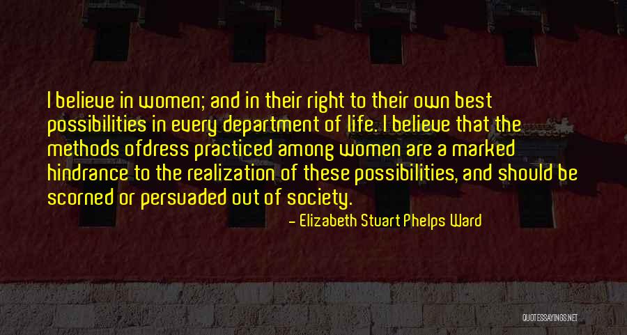 Elizabeth Stuart Phelps Ward Quotes 851018 Elizabeth Stuart Phelps Ward Quotes 851018