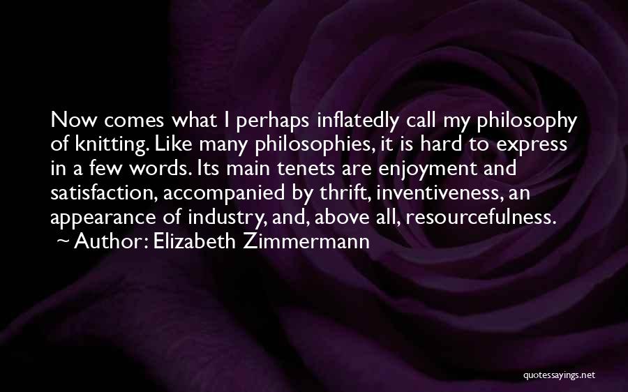 Elizabeth Zimmermann Quotes 757017