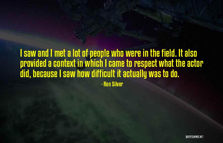 Eljarima Quotes By Ron Silver Eljarima Quotes By Ron Silver