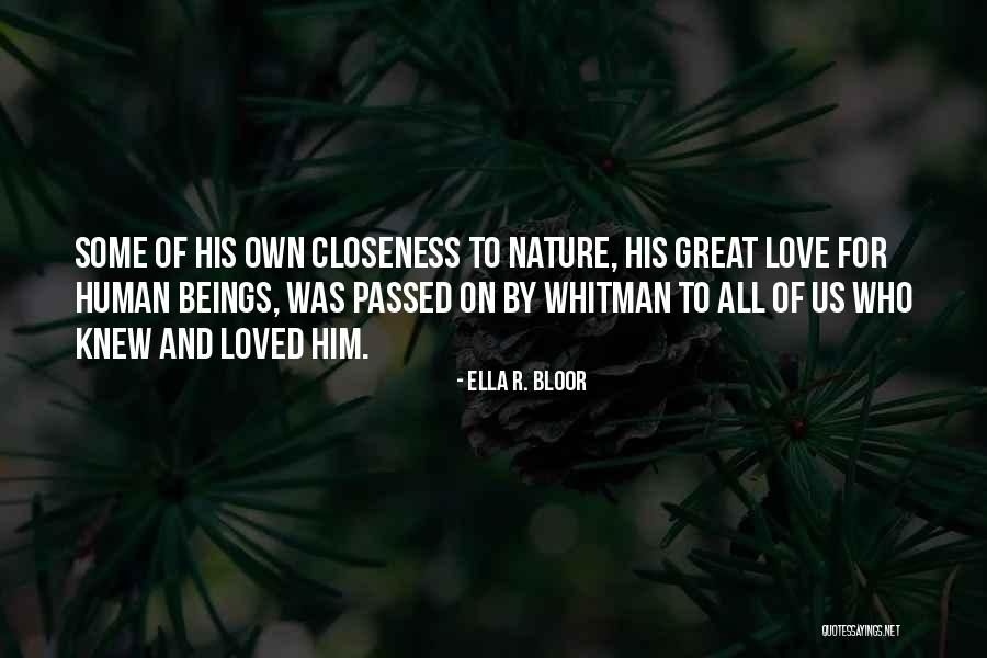 Ella R. Bloor Quotes 854151