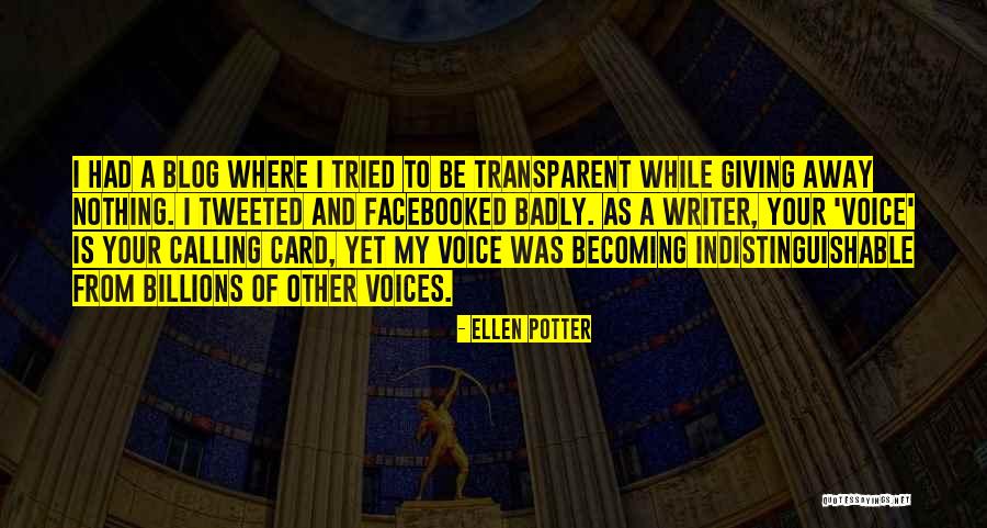 Ellen Potter Quotes 244646