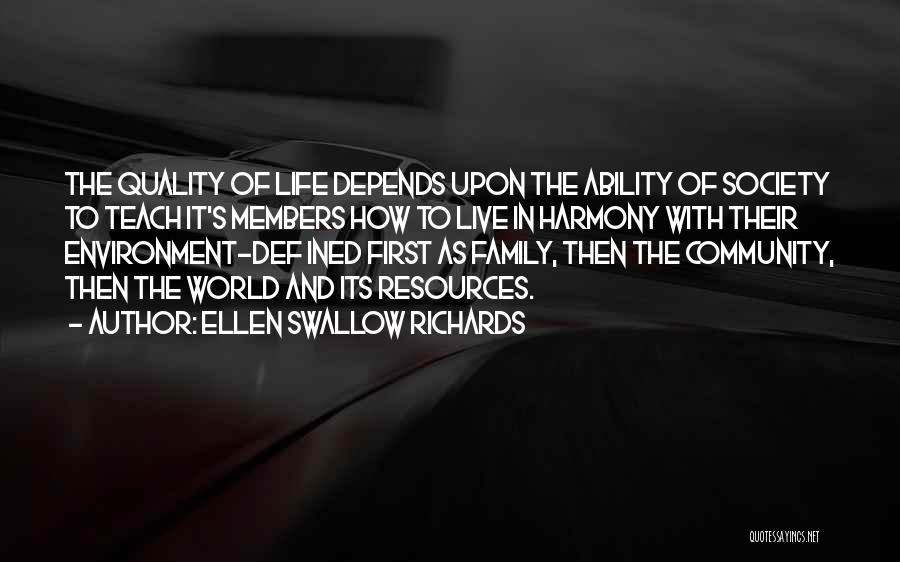 Ellen Swallow Richards Quotes 246013