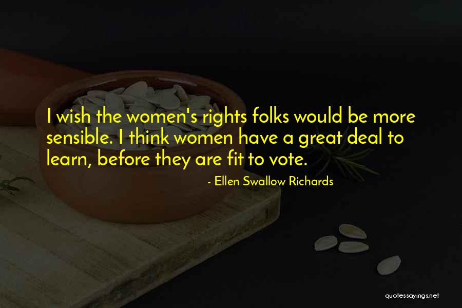 Ellen Swallow Richards Quotes 381896