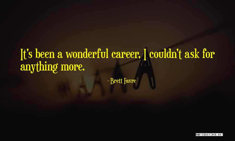 Elleron Quotes By Brett Favre