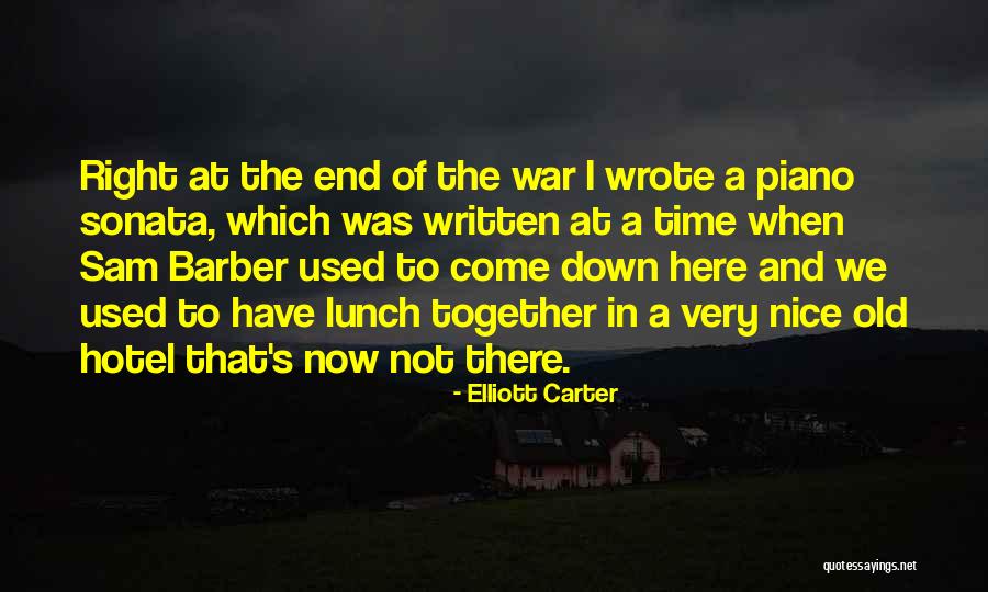 Elliott Carter Quotes 291140