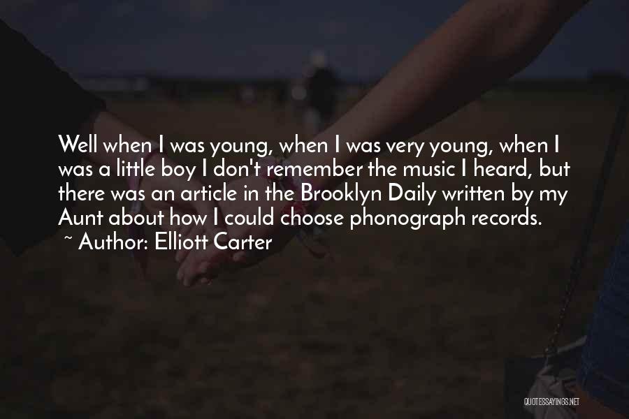 Elliott Carter Quotes 596487