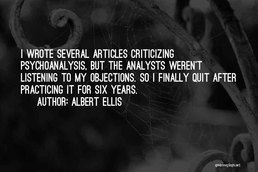 Ellis Albert Quotes By Albert Ellis