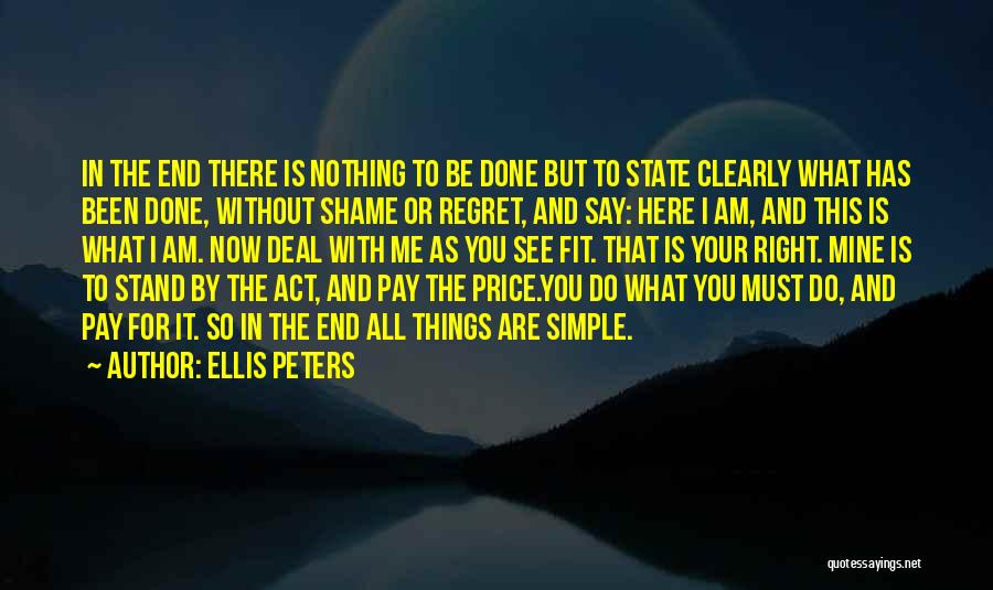 Ellis Peters Quotes 483926