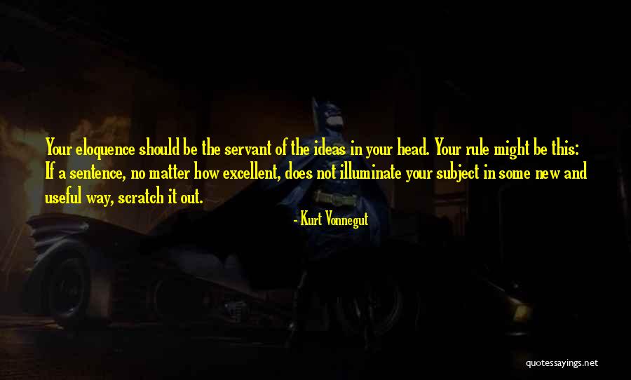 Eloquence In A Sentence Quotes By Kurt Vonnegut Eloquence In A Sentence Quotes By Kurt Vonnegut
