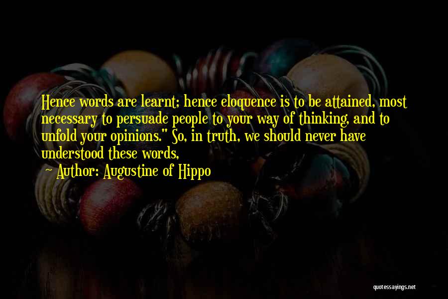 Eloquence Quotes By Augustine Of Hippo