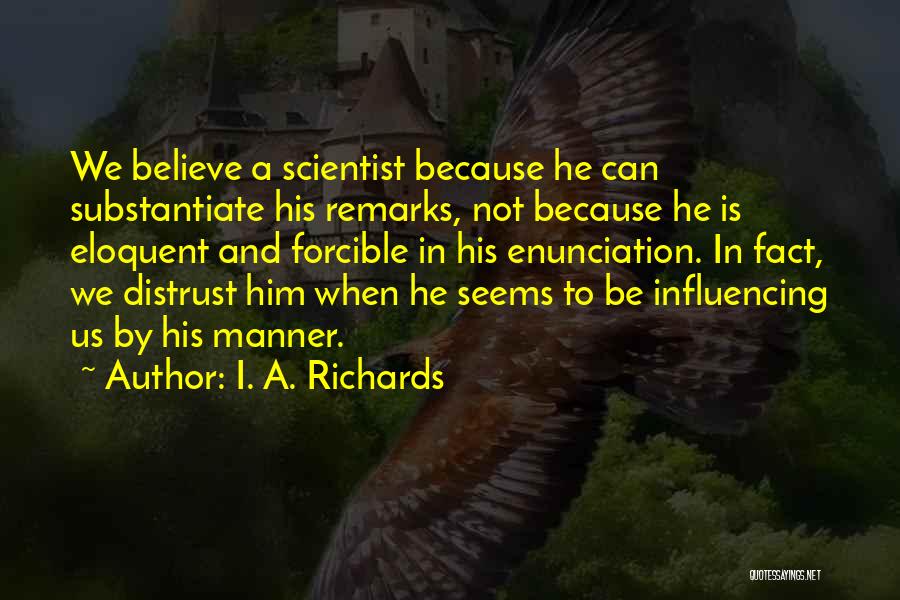 Eloquent Quotes By I. A. Richards