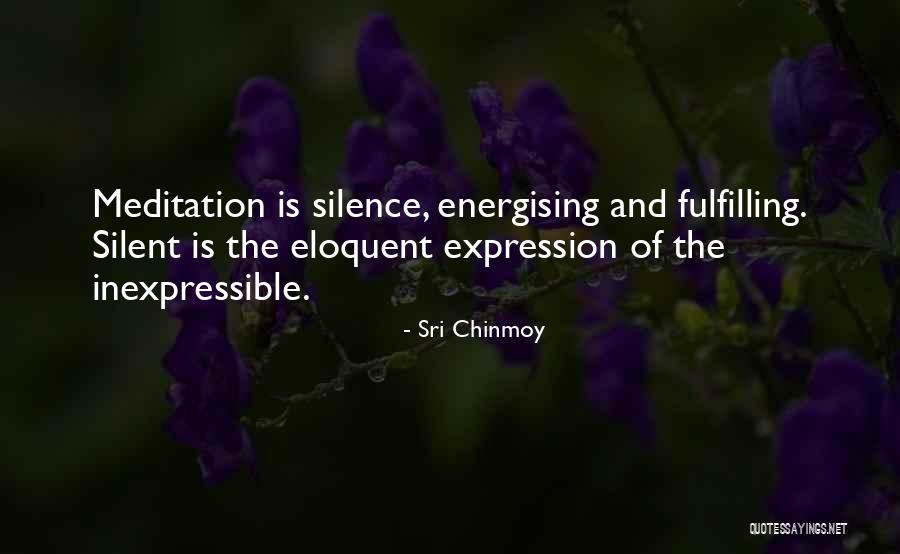 Eloquent Silence Quotes By Sri Chinmoy Eloquent Silence Quotes By Sri Chinmoy