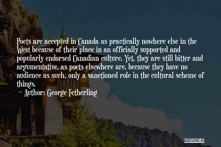 Elsewhere Quotes By George Fetherling