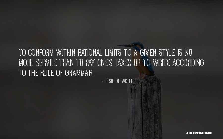 Elsie Quotes By Elsie De Wolfe Elsie Quotes By Elsie De Wolfe