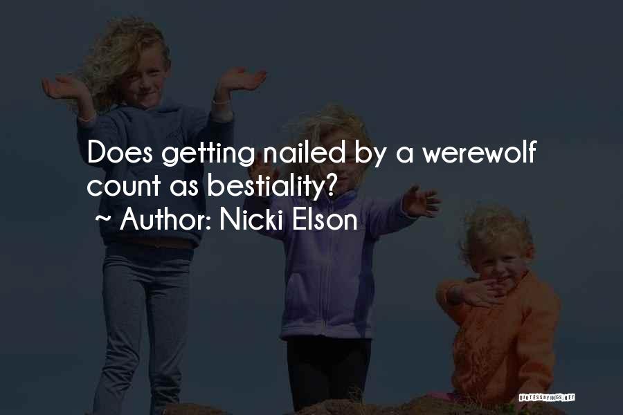 Elson Quotes By Nicki Elson