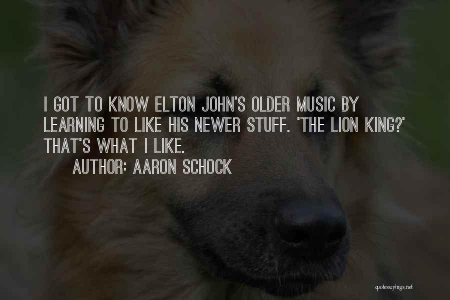 Elton Quotes By Aaron Schock
