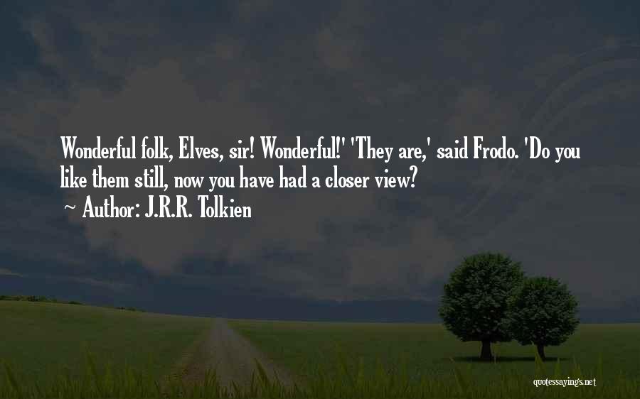 Elves Lord Of The Rings Quotes By J.R.R. Tolkien