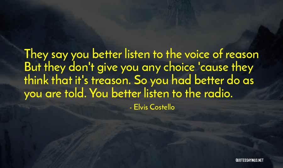 Elvis Voice Quotes By Elvis Costello