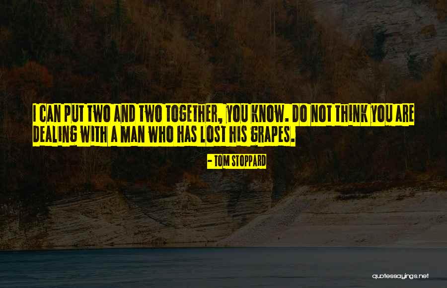 Elviselhetetlen Angolul Quotes By Tom Stoppard Elviselhetetlen Angolul Quotes By Tom Stoppard