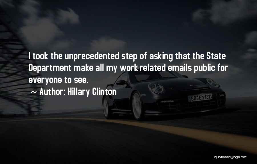 Email Quotes By Hillary Clinton