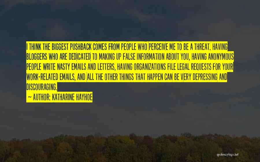 Emails And Letters Quotes By Katharine Hayhoe