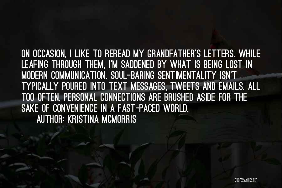 Emails And Letters Quotes By Kristina McMorris