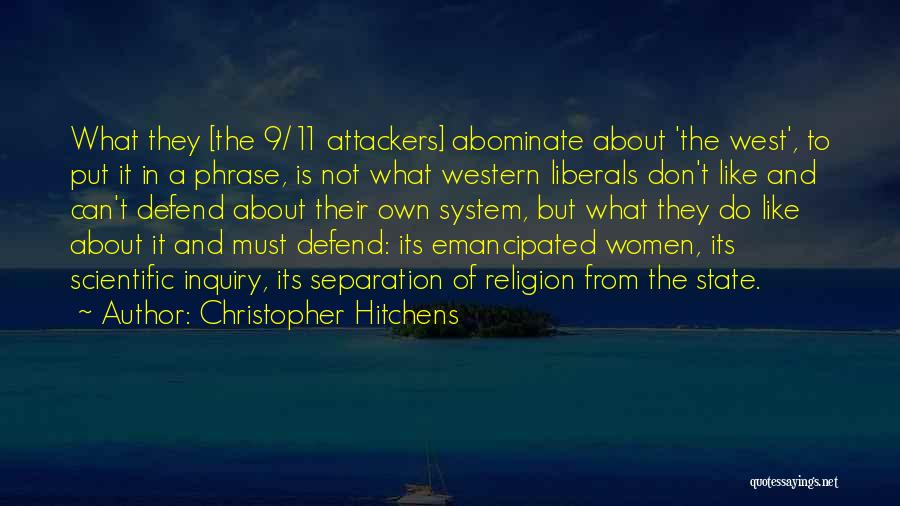 Emancipated Quotes By Christopher Hitchens