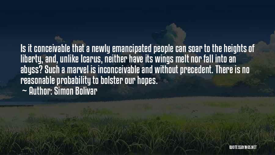 Emancipated Quotes By Simon Bolivar